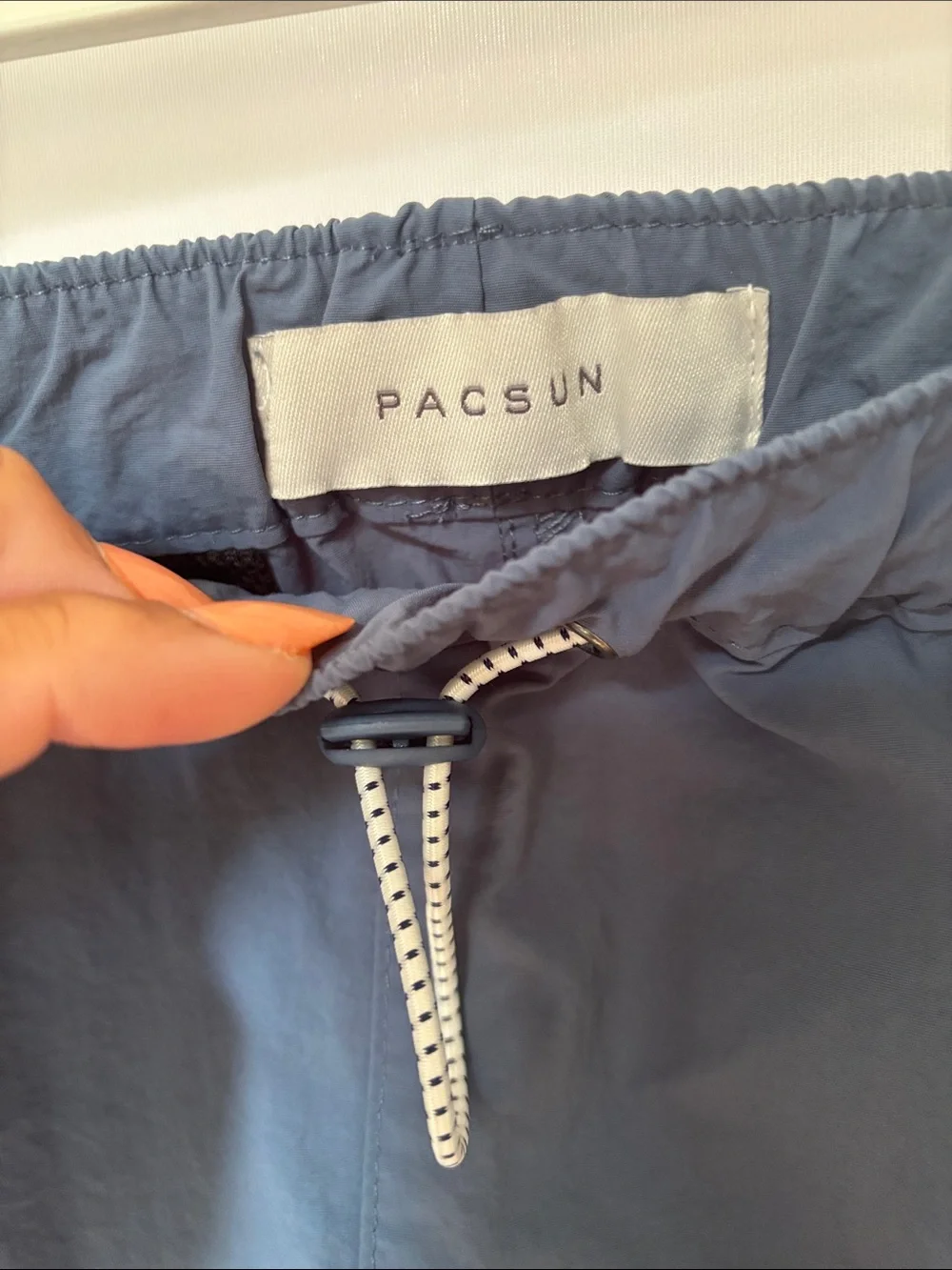 PacSun Drawstring Swim/Board Shorts in Slate Blue